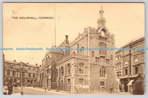 R815611 Norwich The Guildhall Hayward Kidd Serie