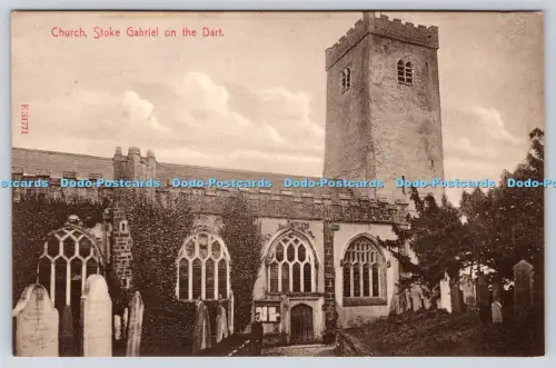 R815615 Stoke Gabriel on the Dart Church O F Stengel London