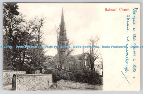 R815631 Bakewell Church Stengel London PM Buxton 1904