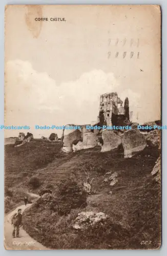 R815809 Corfe Castle PM Bournemouth Hants 1929