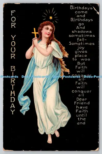 R815853 For Your Birthday Woman The Faith Hope and Charity Birthday Series 1912