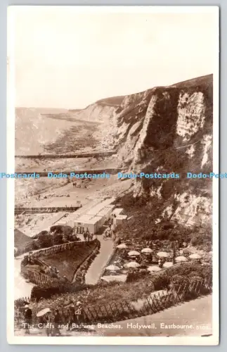 R815884 Eastbourne The Cliffs and Bathing Beaches Holywell Roy Hudson RP