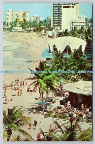 R815964 San Juan Puerto Rico Blick auf Hotels entlang des Condado Beach Picture Point N