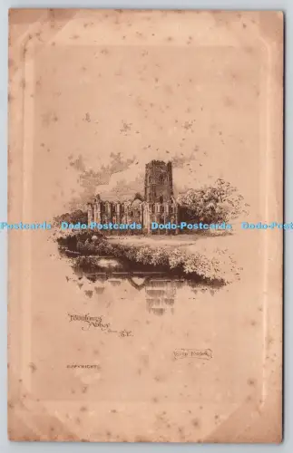 R816009 Dountains Abbey From S E George Fossick