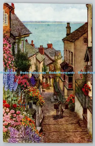 R816024 Clovelly Down a Long J Salmon Sevenoaks Eng PM Bude Cornwall 1962