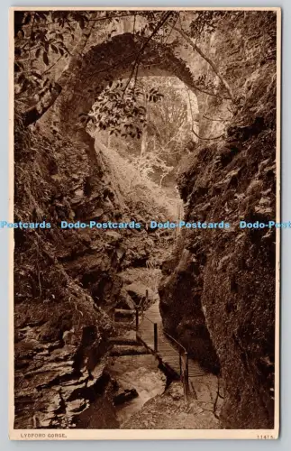 R816027 Lydford Gorge Postkarte