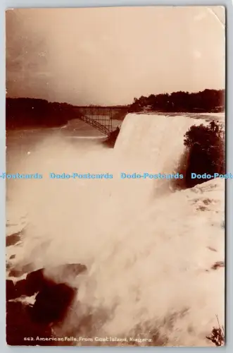 R816036 American Falls From Goat Island Niagara The Photochrom London 1906