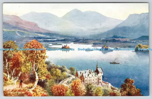 R816371 Kilchurn Castle Loch Awe Tuck Oilette Bonnie Scotland The Highlands Tuck