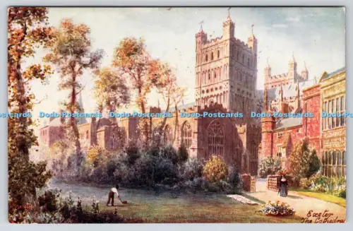 R816376 Exeter The Cathedral Tuck Oilette No 7013 H B Wimbush