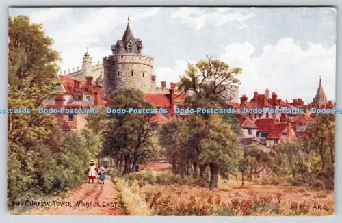 R816381 Windsor Castle The Curfew Tower Salmon Sevenoaks A R Quinton