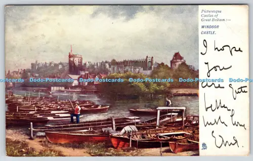 R816399 Windsor Castle Picturesque Castles of Great Britain Tuck Oilette 794 190