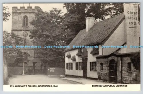 R816485 Northfield St Laurence Church Birmingham Public Libraries
