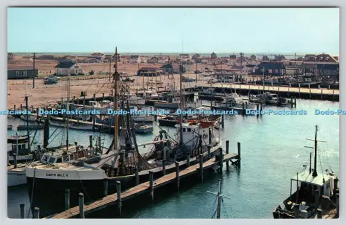 R816671 Hafen von Rhode Island Galiläa zeigt Fischereiflotte am Point Judith Max Si