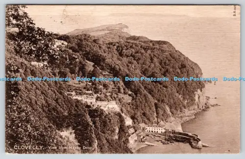 R816742 Clovelly View From Hobby Drive George S Reilly The Artistic Series 1909