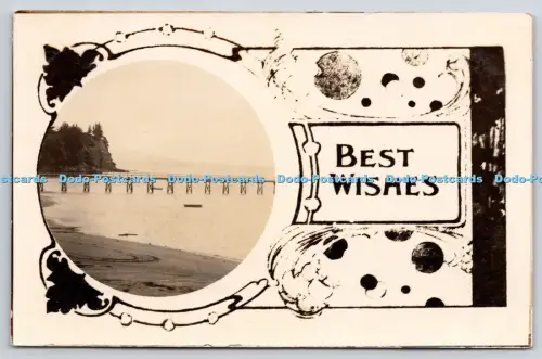 R816770 Beste Wünsche Der Strand Postkarte