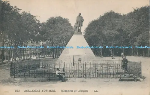 R030594 Boulogne sur Mer Monument de Mariette Levy Fils No 253 B Hopkins