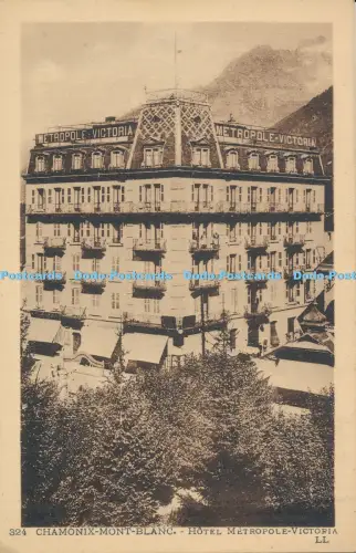 R030596 Chamonix Mont Blanc Hotel Metropole Victoria Levy et Neurdein Reunis No