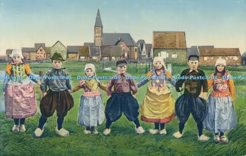 R030610 Alte Postkarte Kinder