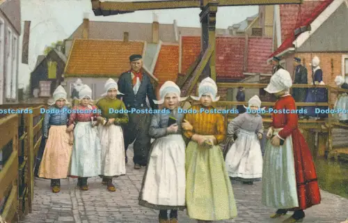 R030613 Alte AK Mädchen Fotochromie 1911