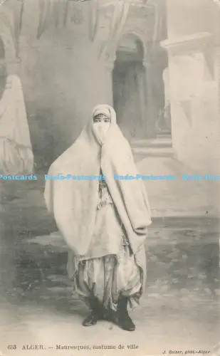 R030618 Alger Mauresken Kostüm de Ville J Geiser Nr 653