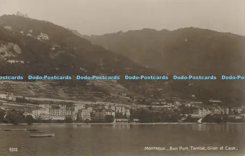 R030633 Montreux Bon Port Territet Glion et Caux Perrochet Matile