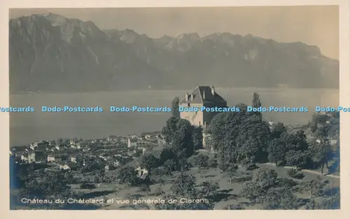 R030637 Chateau du Chatelard et Vue Generale de Clarens Guggenheim