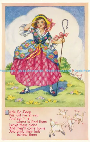 R030652 Little Bo Peep hat ihr Schaf Lachs verloren