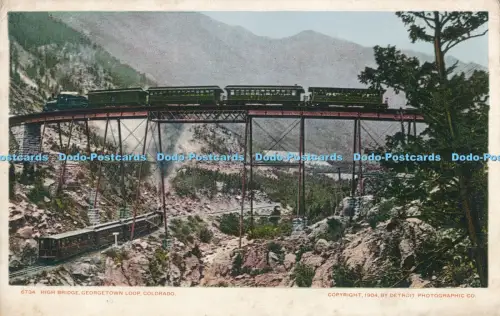 R030761 High Bridge Georgetown Loop Colorado Detroit