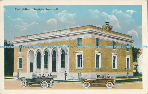R030958 Post Office Chanute Kans E C Kropp