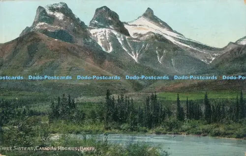 R030973 Three Sisters Canadian Rockies Banff Valentine