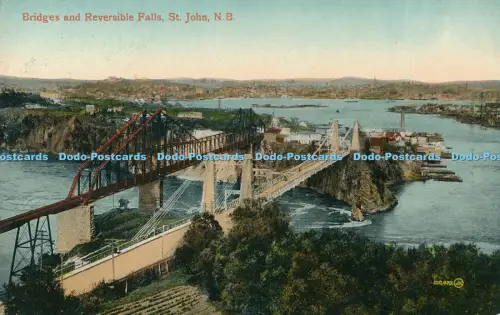 R030974 Brücken und Wendefälle St John N B Valentine
