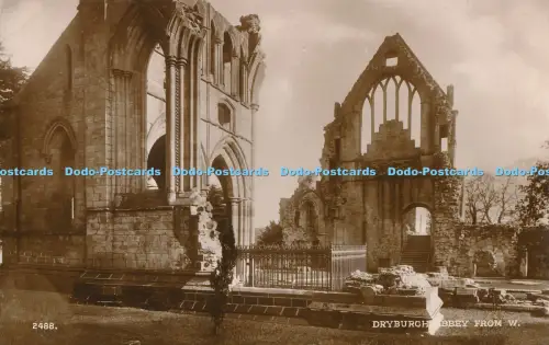 R031226 Dryburgh Abbey von W Edwards Nr 2488 1932