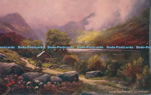 R031237 Llyn Crafinant Llanrwst Tuck Oilette No 8542