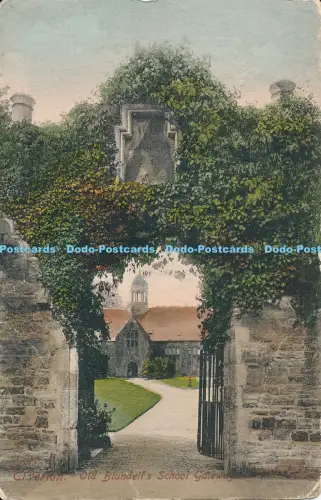 R031259 Tiverton Old Blundells School Gateway Frith 1905