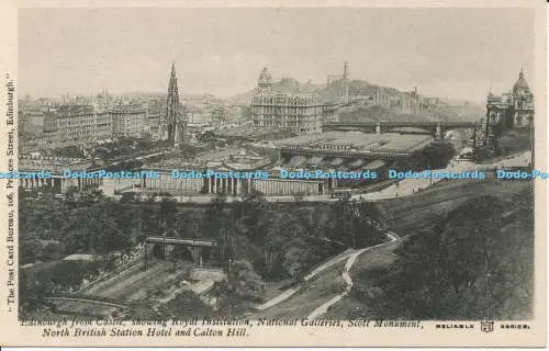 R031263 Edinburgh von Castle Royal Institution National Galleries Scott Monumen