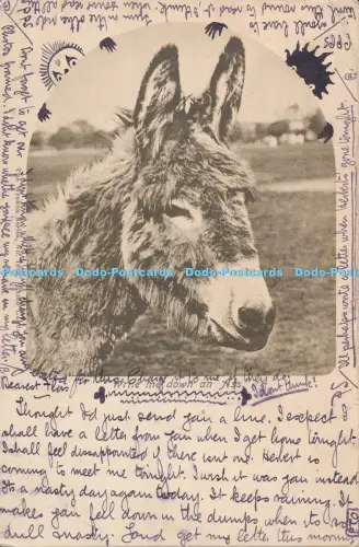 R01265 Schreib mir einen Arsch Esel Schraubenschlüssel 1910