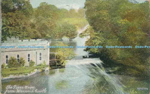 R031328 Der Fluss Avon von Warwick Castle 1907