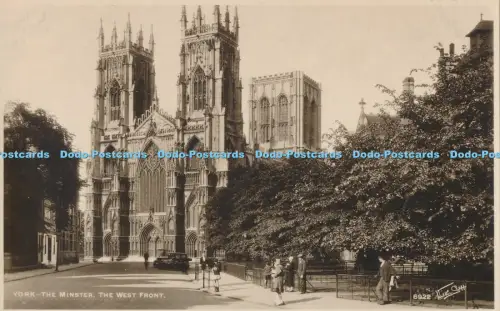 R031342 York The Minster The West Front Walter Scott RP
