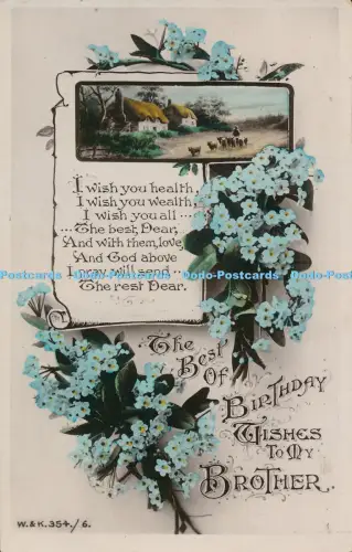R031344 Die besten Geburtstagswünsche an meinen Bruder W und K RP