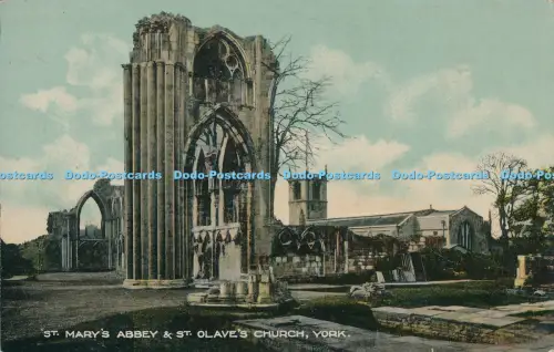R031358 St Marys Abbey and St Olaves Church York Dennis