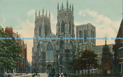 R031359 York Minster West Front Dennis