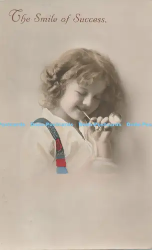 R031363 Das Lächeln des Erfolgs Ein Mädchen Ettlinger 1912