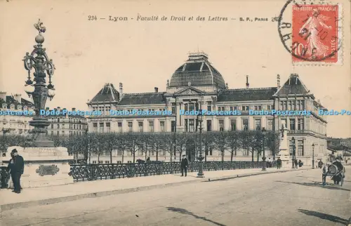R031756 Lyon Faculte de Droit et des Lettres No 234 1921