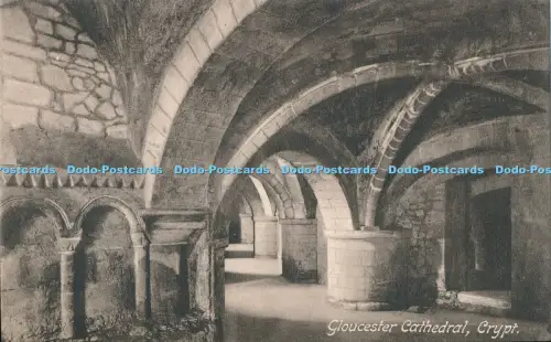 R025796 Gloucester Cathedral Crypt Frith No 28999
