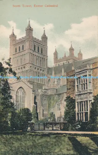 R026473 South Tower Exeter Cathedral im Wert von