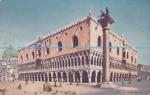 R026475 Venice The Dogen Palace Tuck Oilette No 7038