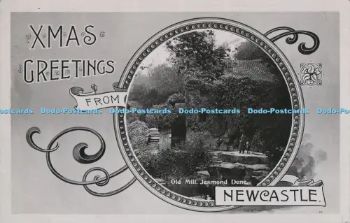 R027046 Grüße aus Newcastle Old Mill Jesmond Dene Oswald Serie 1912