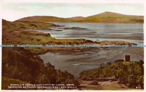 R027055 Dunollie Castle and Firth of Lorne Oban Henderson RP