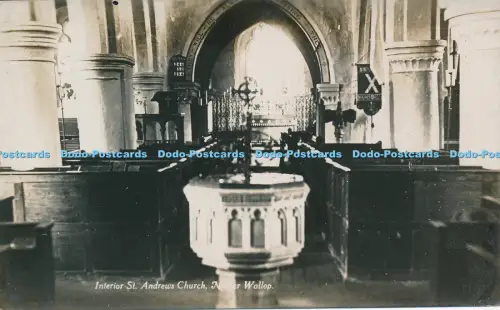 R027060 Interior St Andrews Church Nether Wallop Rood Bros