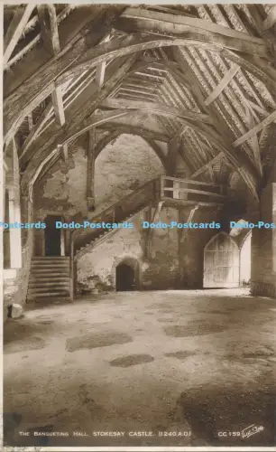 R027071 The Banqueting Hall Stokesay Castle Walter Scott No CC159 RP